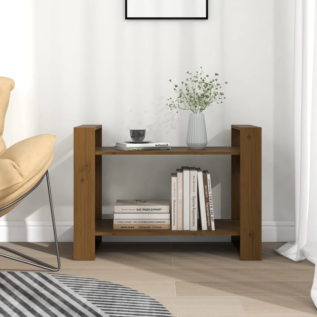Kirjahylly/Tilanjakaja 80X35X56,5 Cm Täysi Mänty