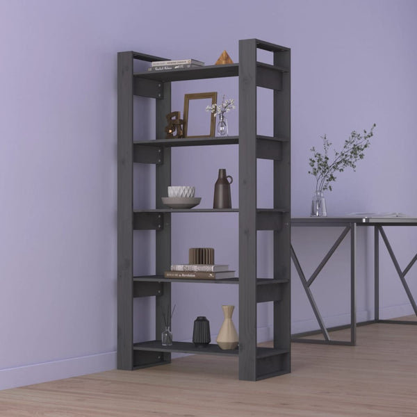 Kirjahylly/Tilanjakaja 80X35X56,5 Cm Täysi Mänty