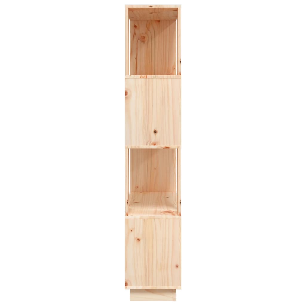 Kirjahylly/Tilanjakaja 80X25X132 Cm Täysi Mänty