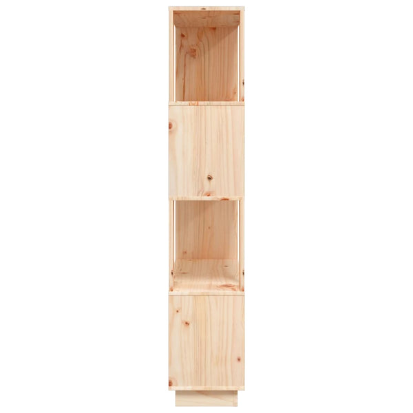 Kirjahylly/Tilanjakaja 80X25X132 Cm Täysi Mänty