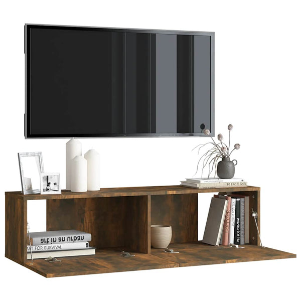 Tv-Seinäkaappi 120X30X30 Cm Tekninen Puu