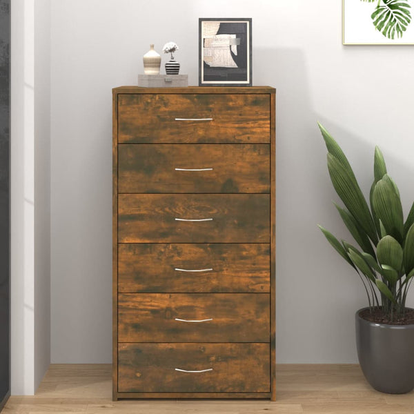 Lipasto 6 Vetolaatikolla 50X34X96 Cm Tekninen Puu