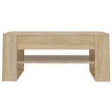 Sohvapöytä Sonoma-Tammi 102X55X45 Cm Tekninen Puu