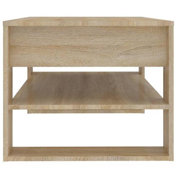 Sohvapöytä Sonoma-Tammi 102X55X45 Cm Tekninen Puu