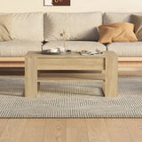 Sohvapöytä Sonoma-Tammi 102X55X45 Cm Tekninen Puu