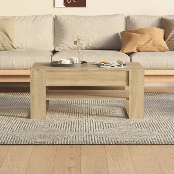Sohvapöytä Sonoma-Tammi 102X55X45 Cm Tekninen Puu