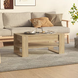 Sohvapöytä Sonoma-Tammi 102X55X45 Cm Tekninen Puu