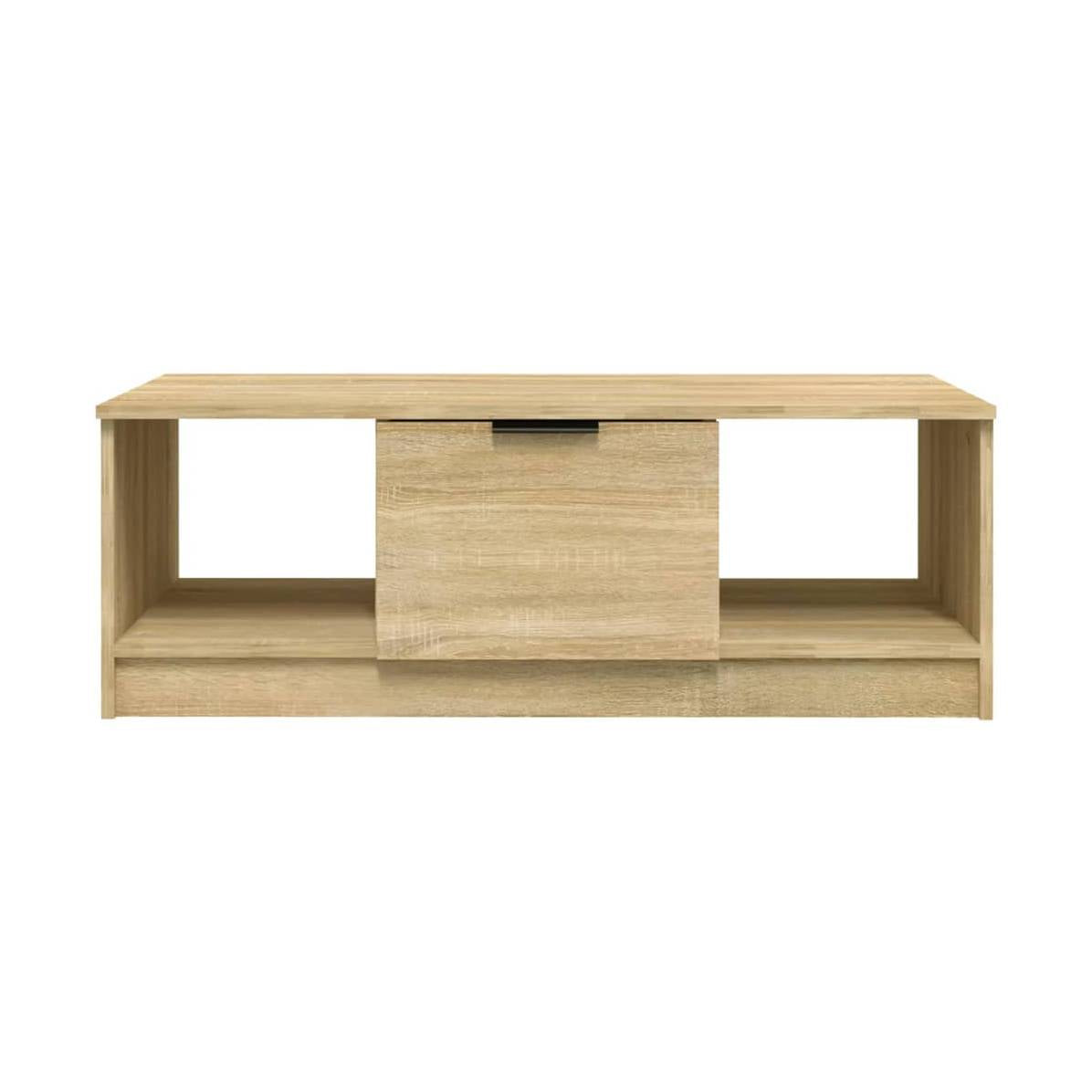 Sohvapöytä Sonoma-Tammi 102X50X36 Cm Tekninen Puu