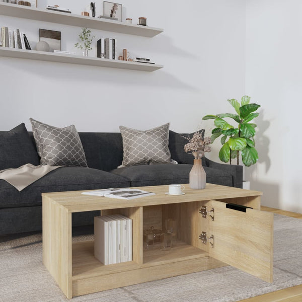 Sohvapöytä Sonoma-Tammi 102X50X36 Cm Tekninen Puu
