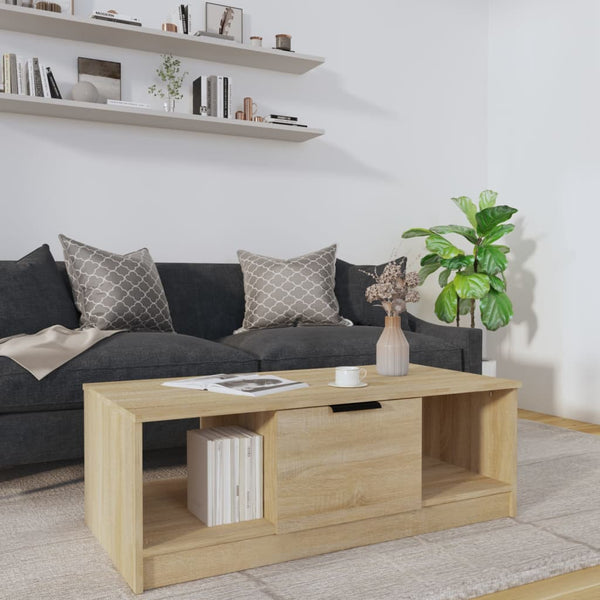 Sohvapöytä Sonoma-Tammi 102X50X36 Cm Tekninen Puu