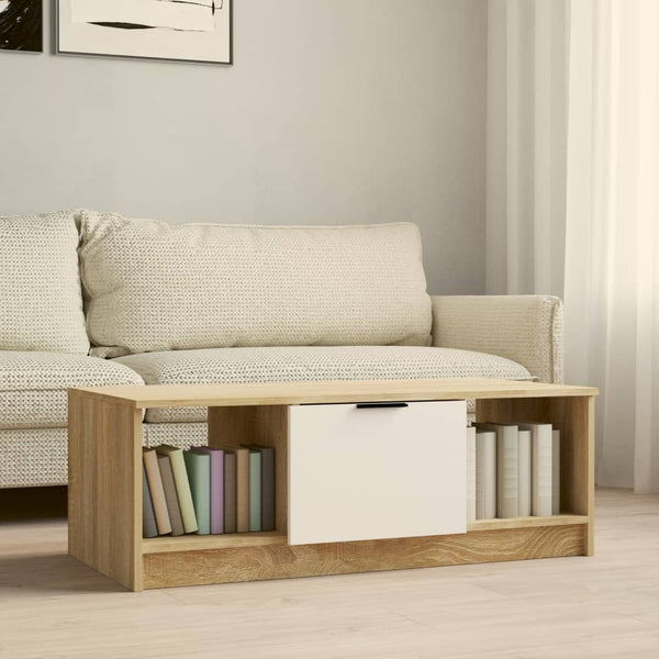 Sohvapöytä Sonoma-Tammi 102X50X36 Cm Tekninen Puu
