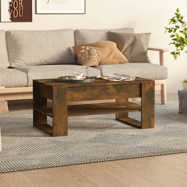 Sohvapöytä Sonoma-Tammi 102X55X45 Cm Tekninen Puu