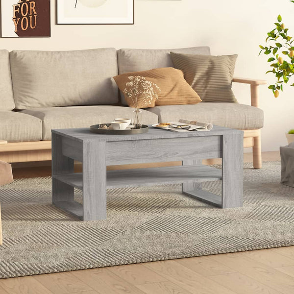 Sohvapöytä Sonoma-Tammi 102X55X45 Cm Tekninen Puu