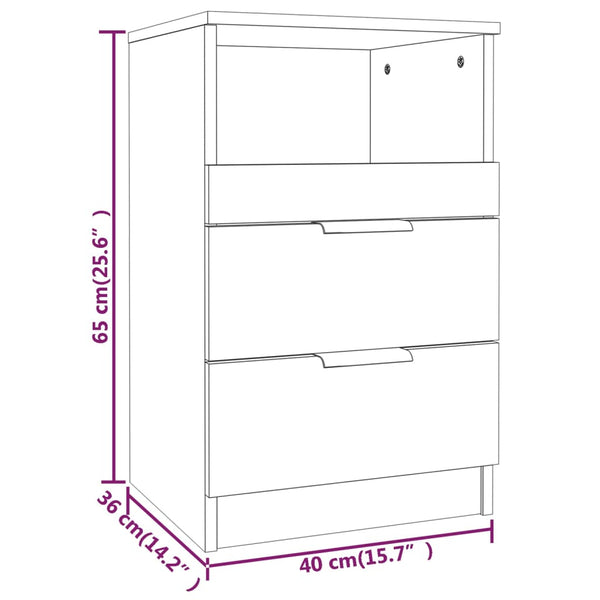 Yöpöydät Standard Engineered Wood