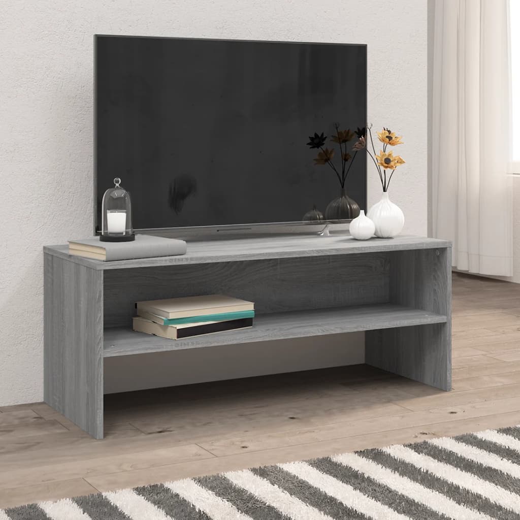 Tv-Taso Musta 100X40X40 Cm Lastulevy