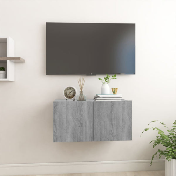 Riippuva Tv-Kaappi 60X30X30 Cm Tekninen Puu