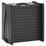 Taitettava Koiran Ramppi Musta 153X40X12,5 Cm Muovi