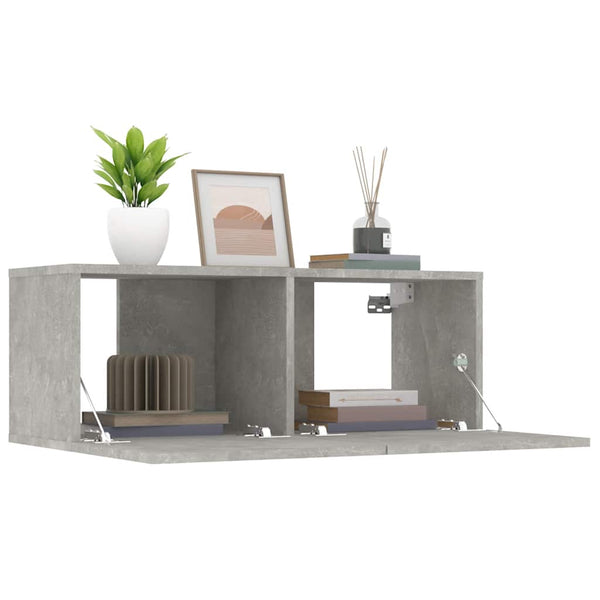 Tv-Seinäkaapit 2 Kpl 80X30X30 Cm Tekninen Puu