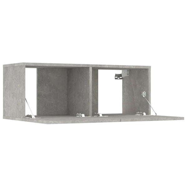 Tv-Seinäkaapit 2 Kpl 80X30X30 Cm Tekninen Puu