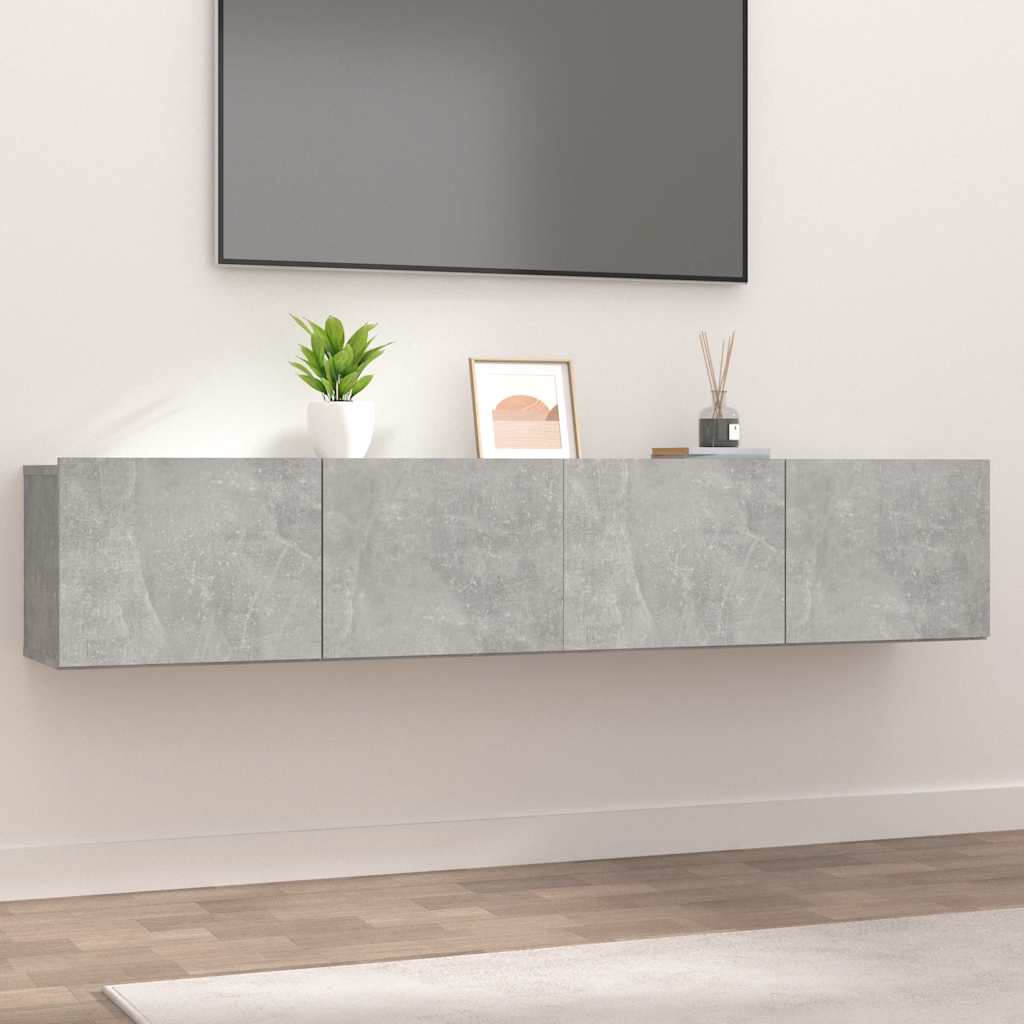Tv-Seinäkaapit 2 Kpl 80X30X30 Cm Tekninen Puu