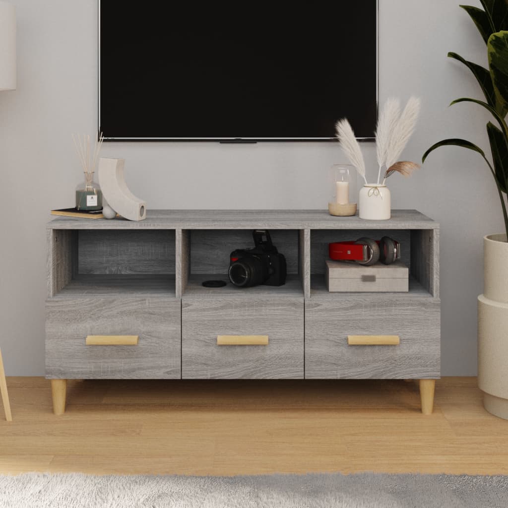 Tv-Taso 102X36X50 Cm Tekninen Puu