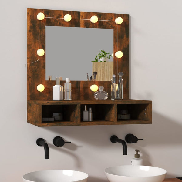 Peilikaappi Led-Valoilla 60X31,5X62 Cm