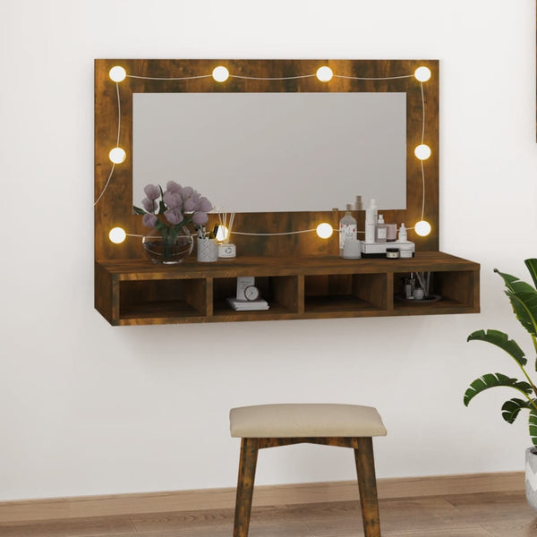 Peilikaappi Led-Valoilla 90X31,5X62 Cm