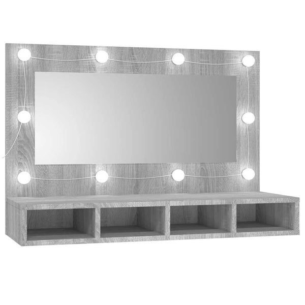 Peilikaappi Led-Valoilla 90X31,5X62 Cm