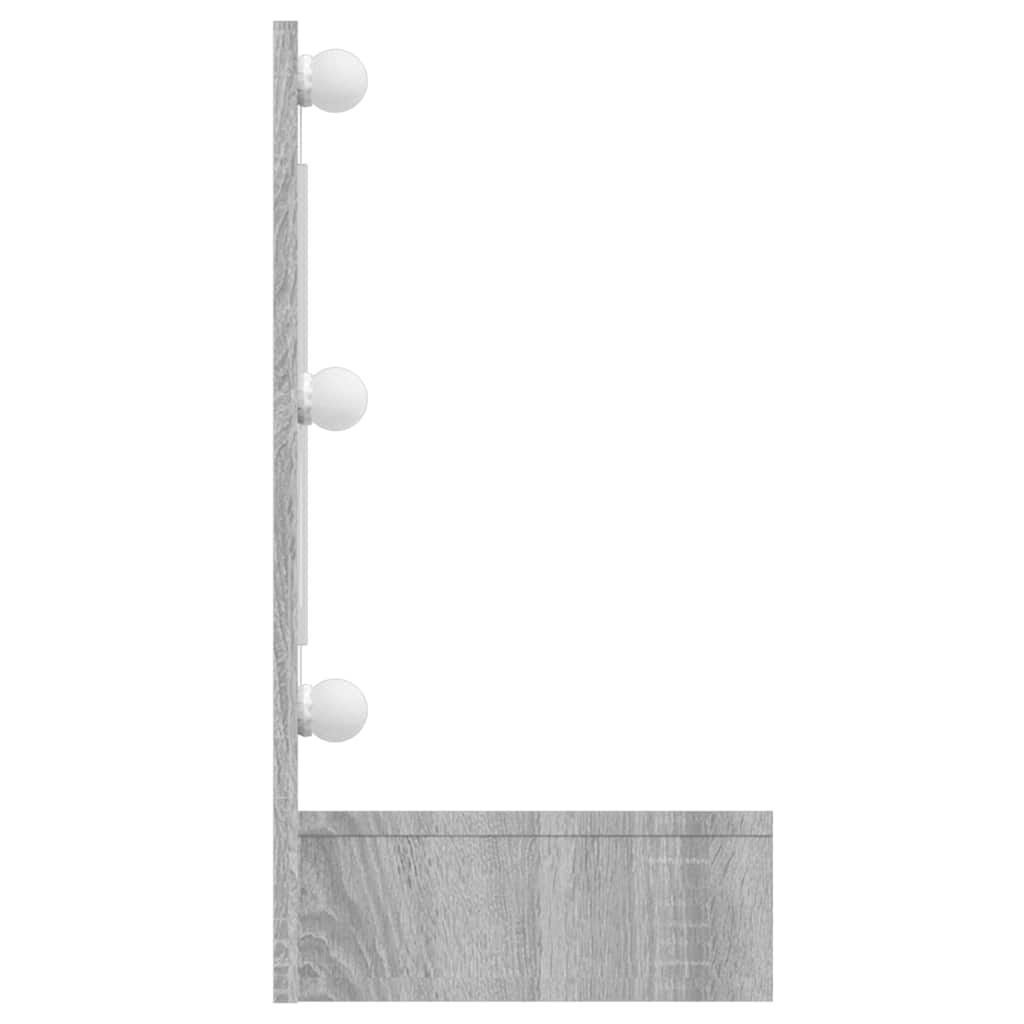 Peilikaappi Led-Valoilla 90X31,5X62 Cm
