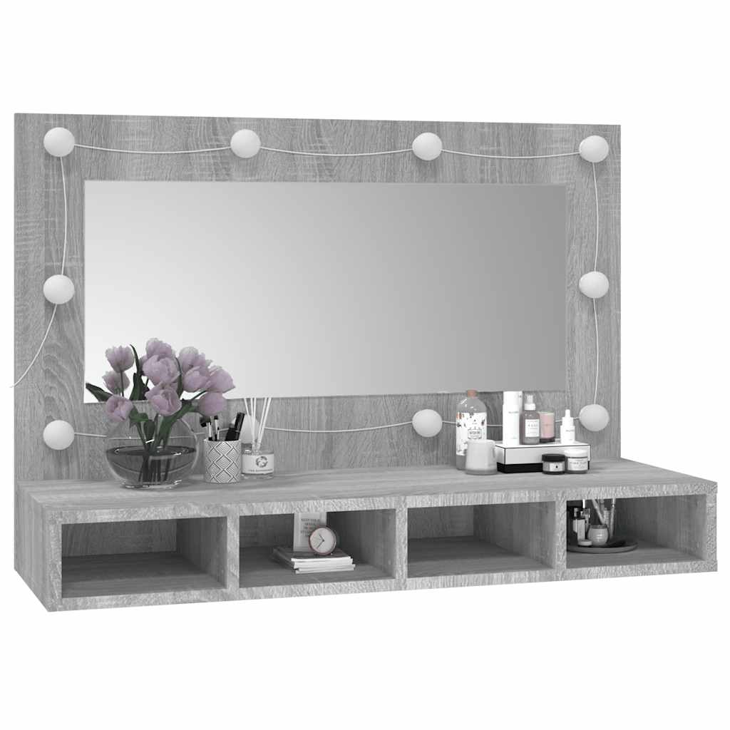 Peilikaappi Led-Valoilla 90X31,5X62 Cm
