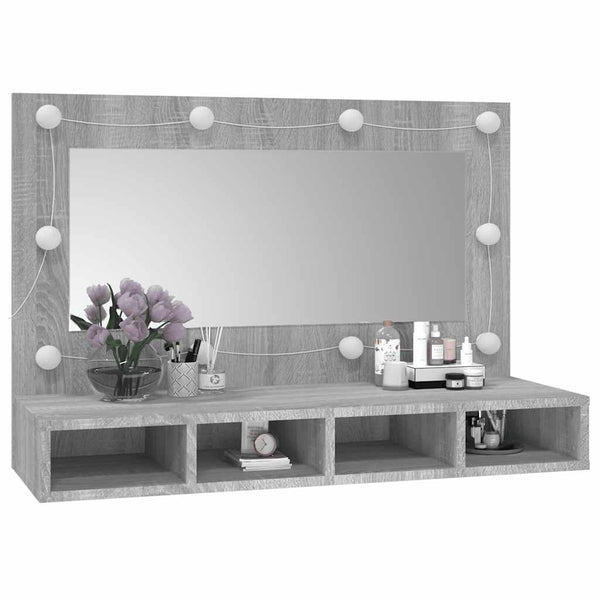 Peilikaappi Led-Valoilla 90X31,5X62 Cm