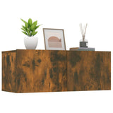 Tv-Seinäkaappi 2 Kpl 80X30X30 Cm Tekninen Puu