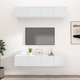 Tv-Kaapit 4 Kpl 80X30X30 Cm Tekninen Puu
