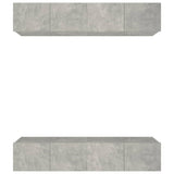 Tv-Kaapit 4 Kpl 80X30X30 Cm Tekninen Puu