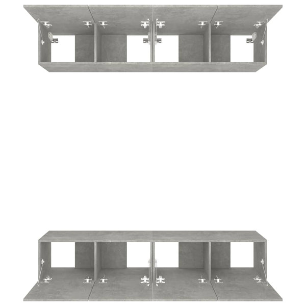 Tv-Kaapit 4 Kpl 80X30X30 Cm Tekninen Puu