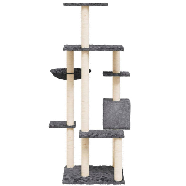 Kissan Kiipeilypuu Sisal- Raapimispylväillä 142 Cm