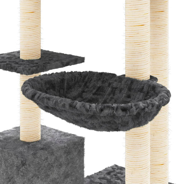 Kissan Kiipeilypuu Sisal- Raapimispylväillä 142 Cm