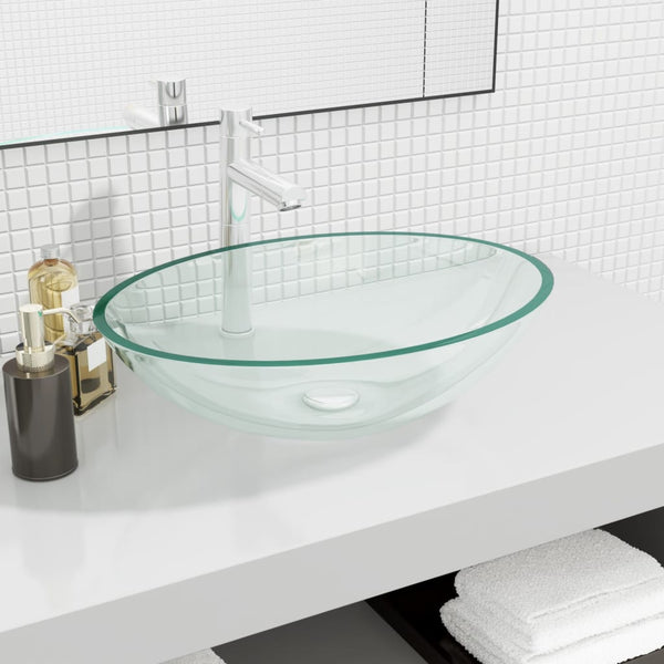 Pesuallas Lasi 50X37X14 Cm Himmeä