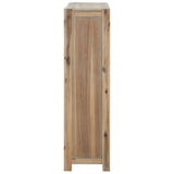 Kirjahylly 4 Tasoa 80X30X Täysi Akasiapuu