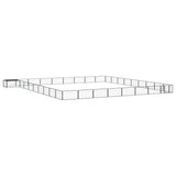 Koiranhäkki 28 Paneelia Musta 100X50 Cm Jauhemaalattu Teräs