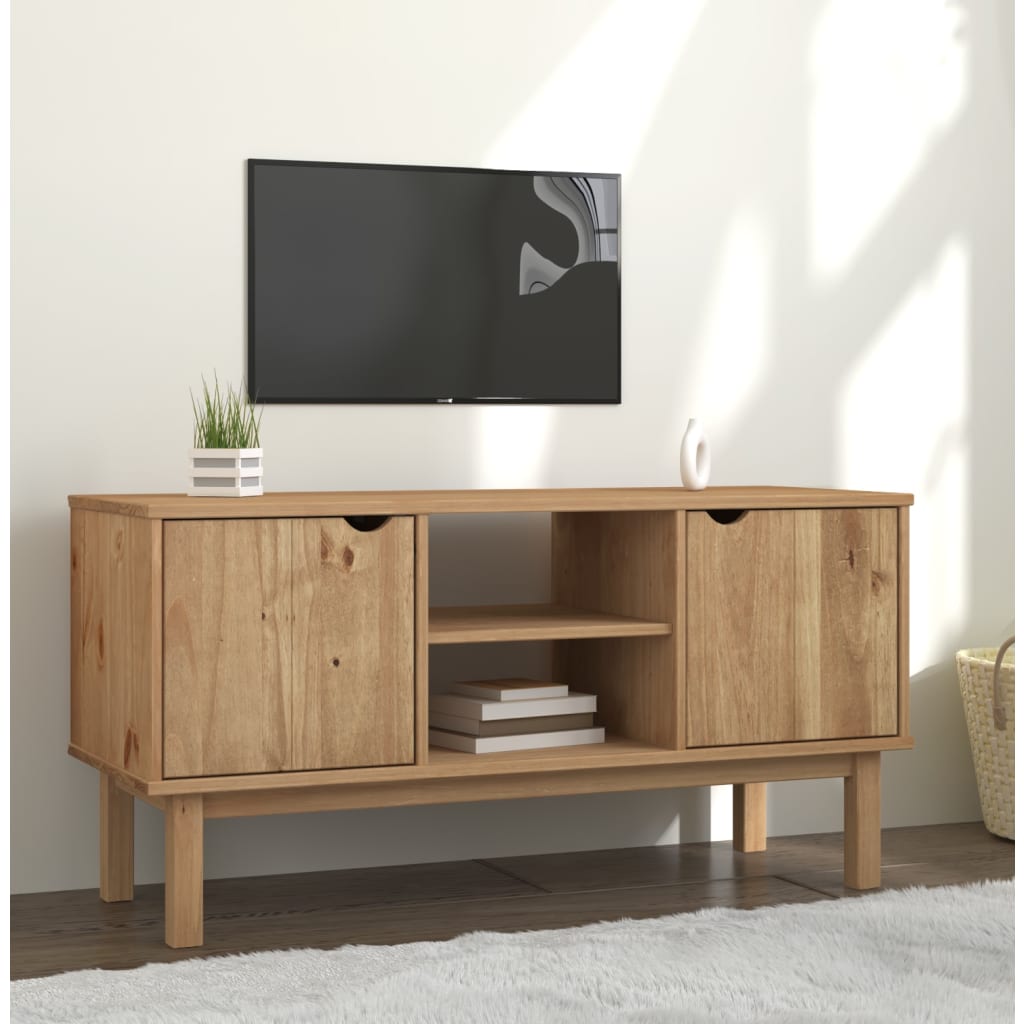 Tv-Taso Otta 113,5X43X57 Cm Täysi Mänty