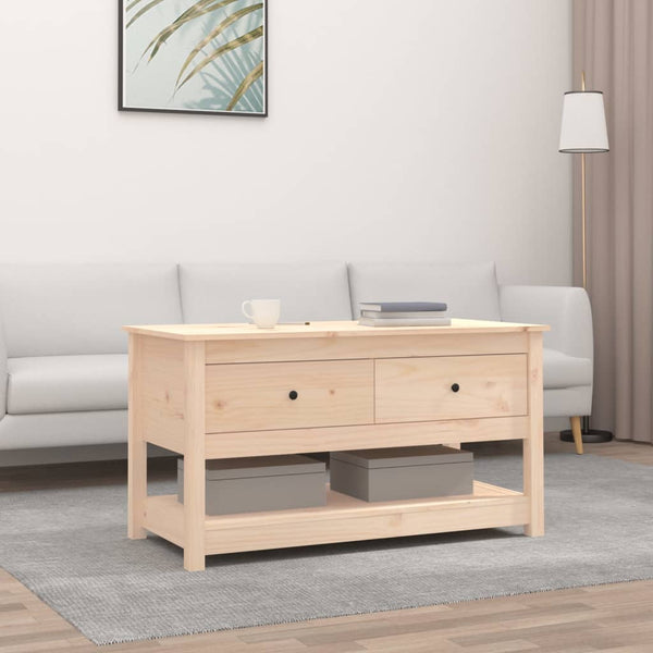 Sohvapöytä 102X49X55 Cm Täysi Mänty