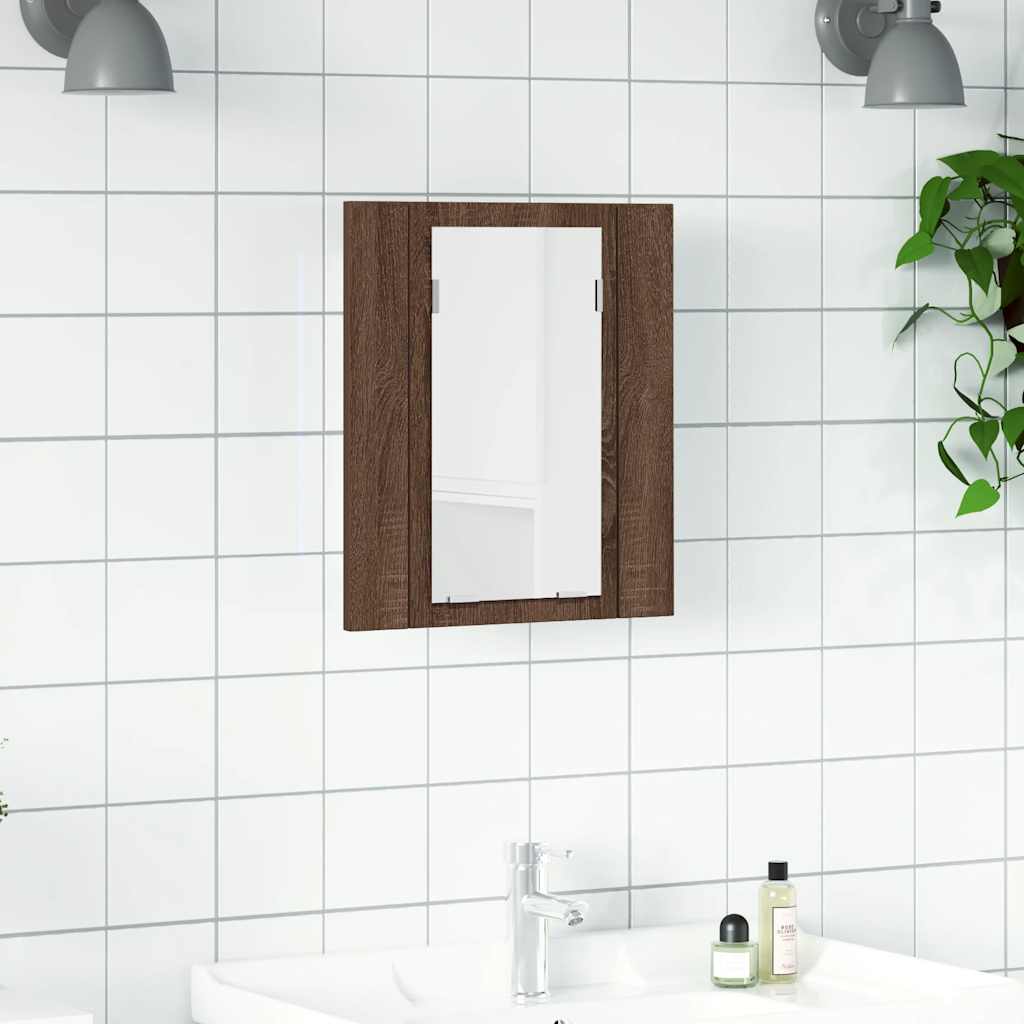 Kylpyhuoneen Led Peilikaappi 40X12X45 Cm Akryyli