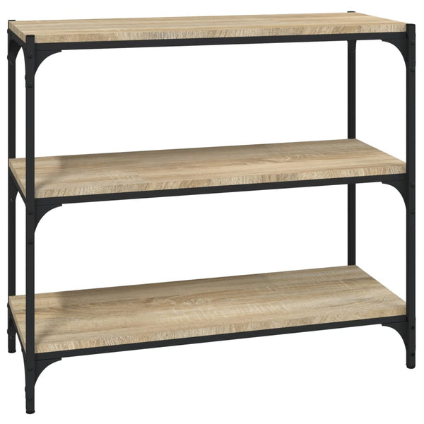 Kirjahylly Sonoma-Tammi 80X33X70,5 Cm Tekninen Puu Ja Teräs