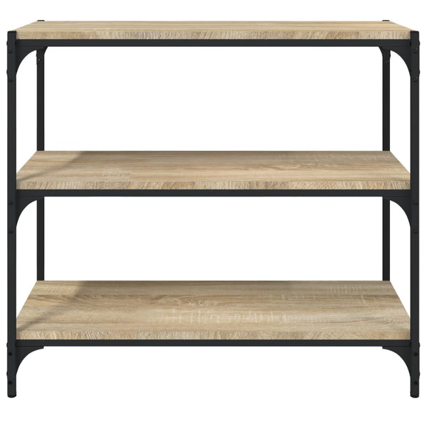 Kirjahylly Sonoma-Tammi 80X33X70,5 Cm Tekninen Puu Ja Teräs