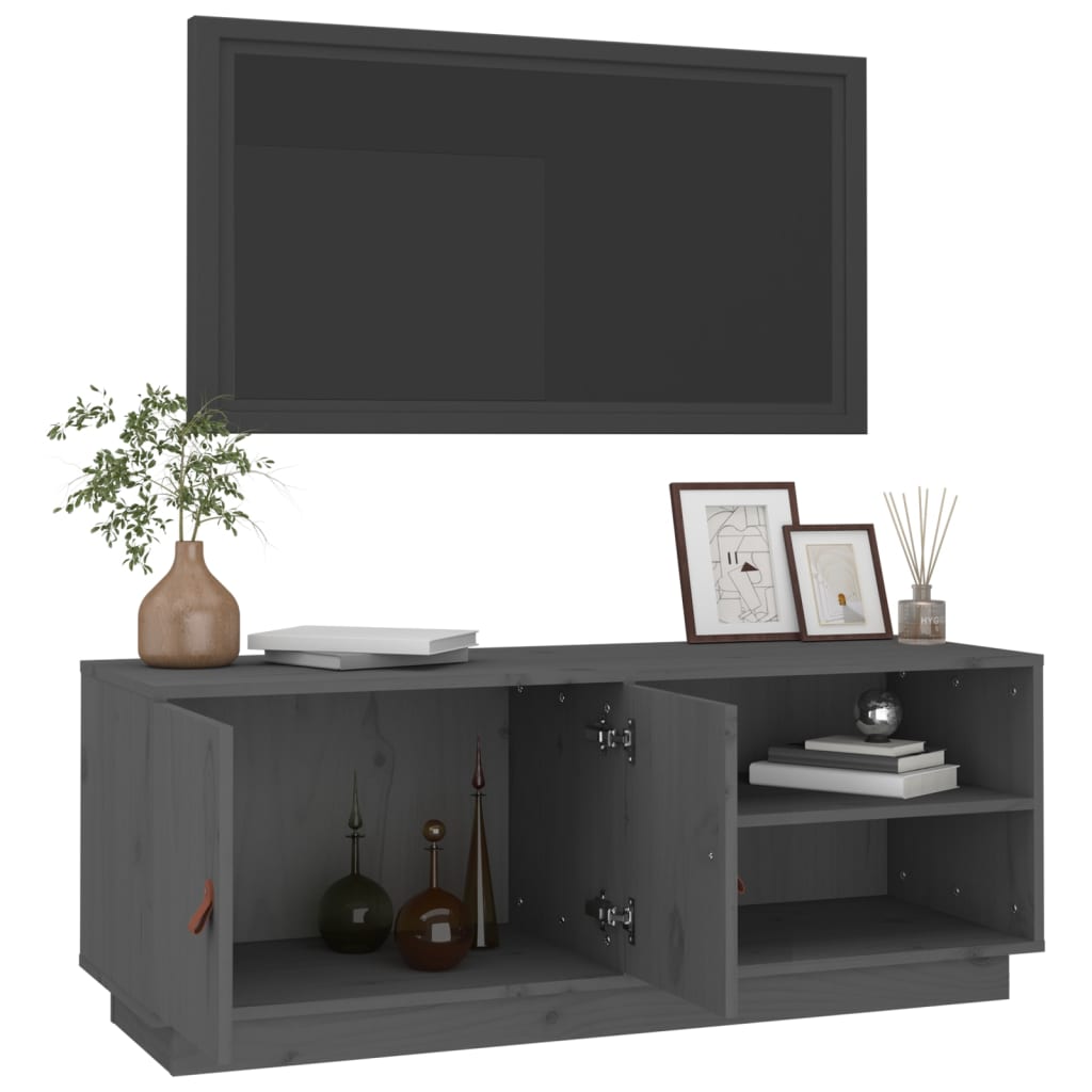 Tv-Taso 105X34X40 Cm Täysi Mänty