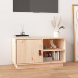 Tv-Taso 70X34X40 Cm Täysi Mänty
