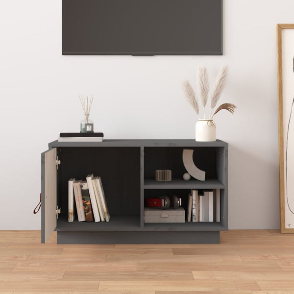 Tv-Taso 70X34X40 Cm Täysi Mänty