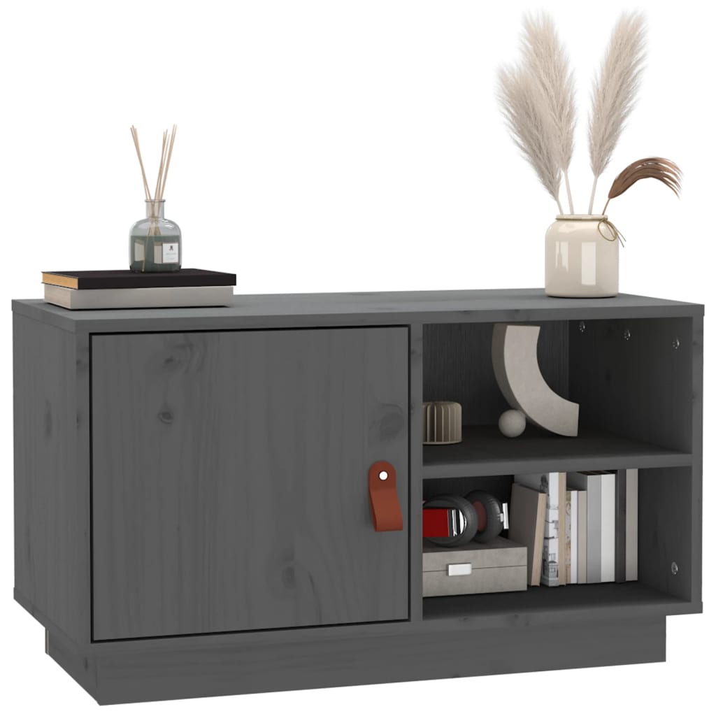 Tv-Taso 70X34X40 Cm Täysi Mänty