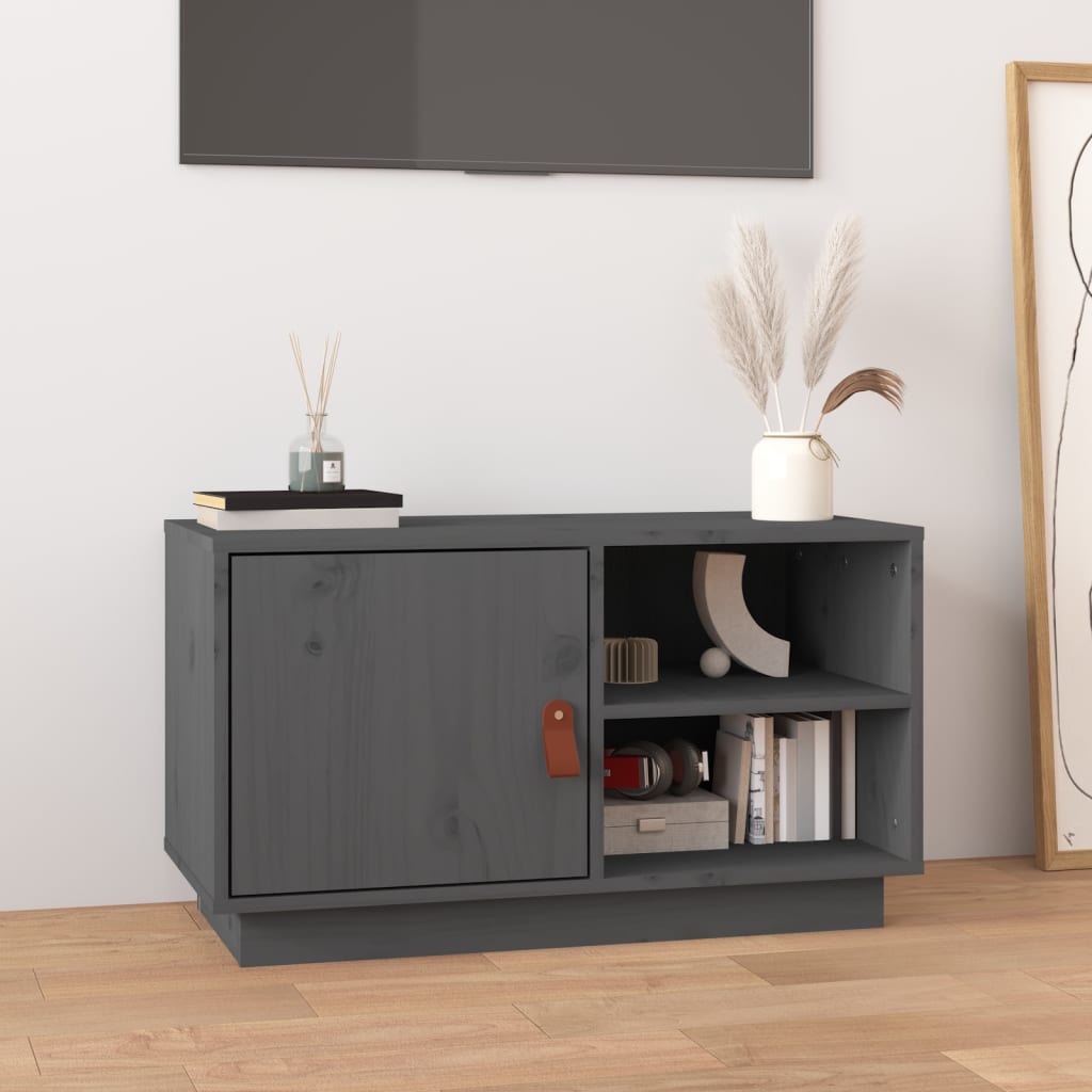 Tv-Taso 70X34X40 Cm Täysi Mänty